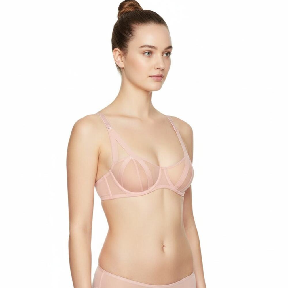 Victoria's Secret Very Sexy Unlined Mesh Balconette Bra, 32D